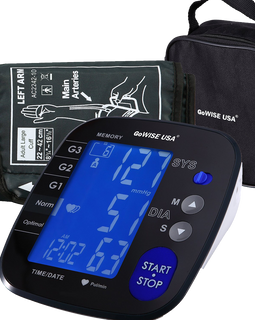 GoWISE USA Advanced Control Digital Blood Pressure Monitor